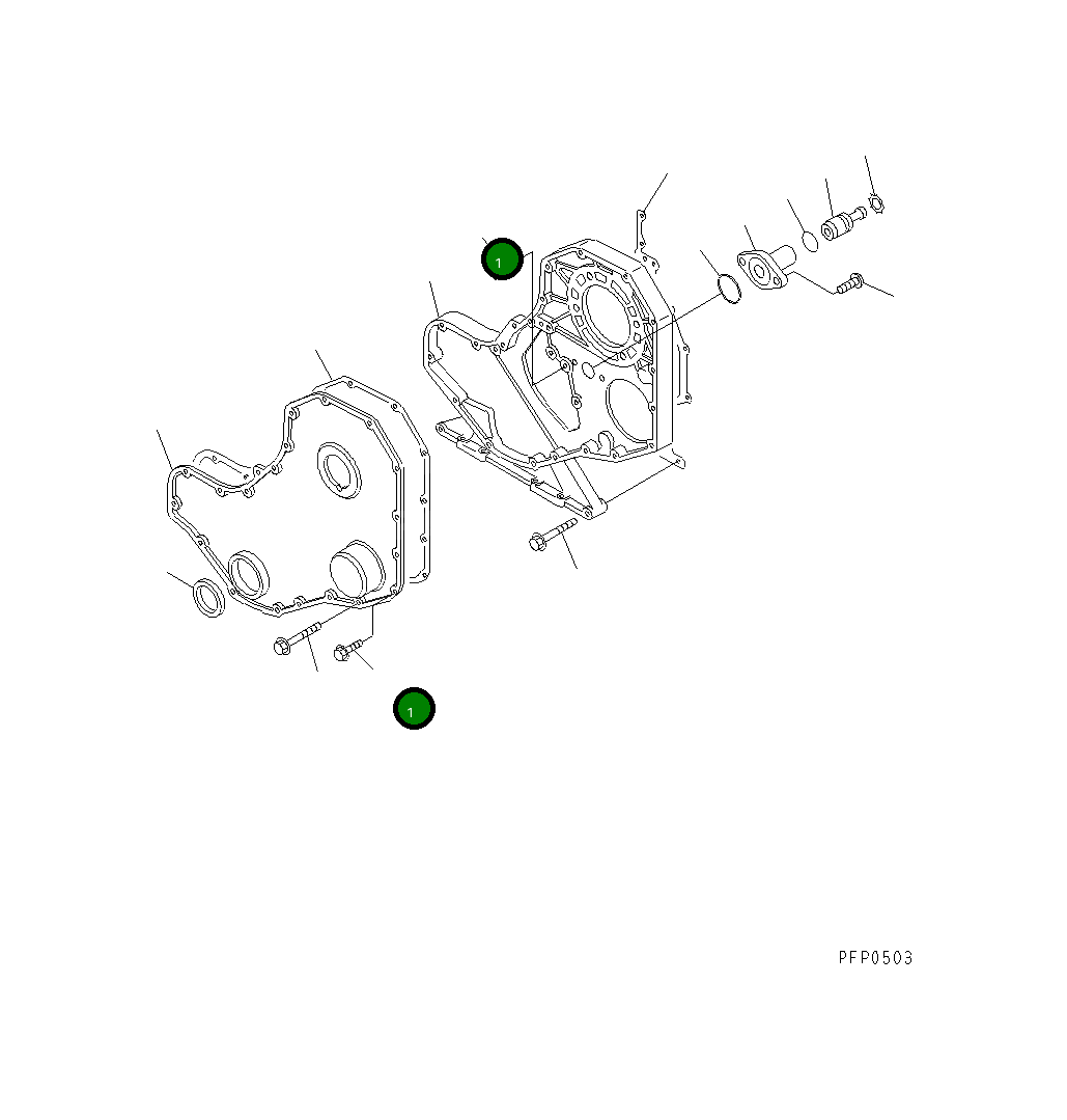 Болт 6736-21-3220 Komatsu