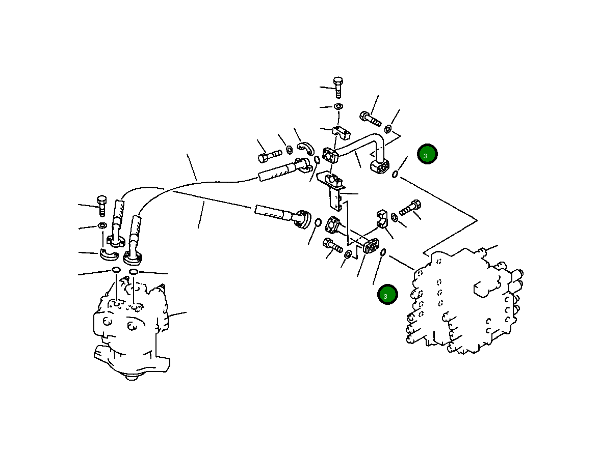Кольцо уплотнительное (O-Ring) 21T-62-11470 Komatsu