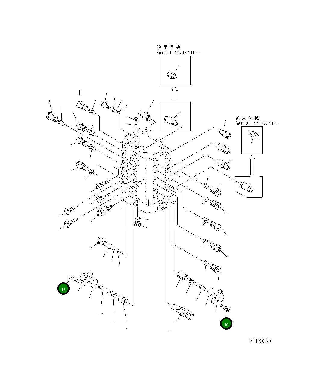Болт 01252-30820 Komatsu