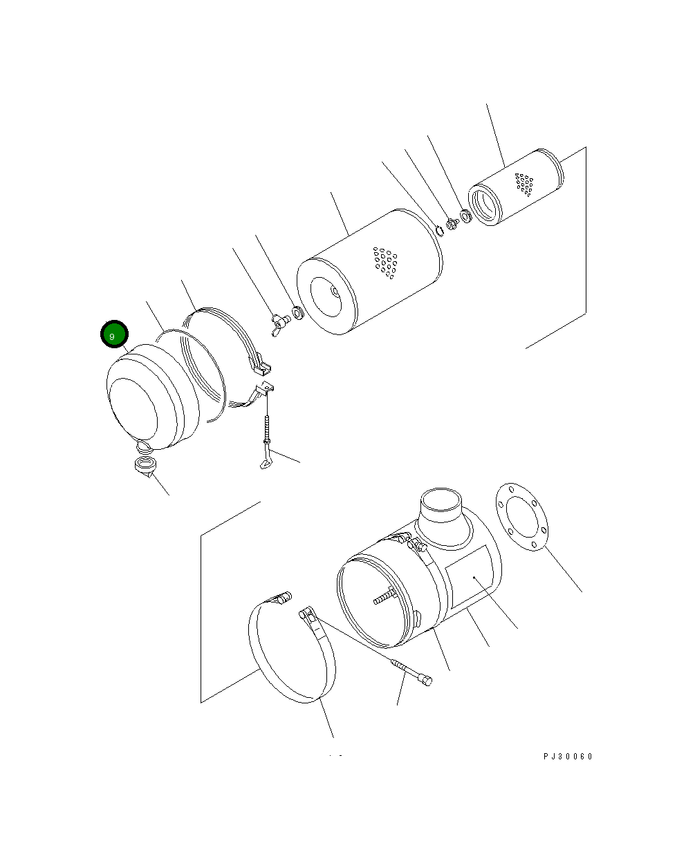 Крышка 600-121-2540 Komatsu