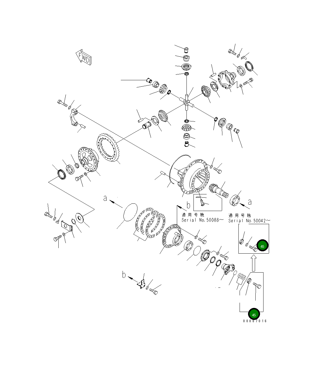 Болт 42C-22-11950  Komatsu