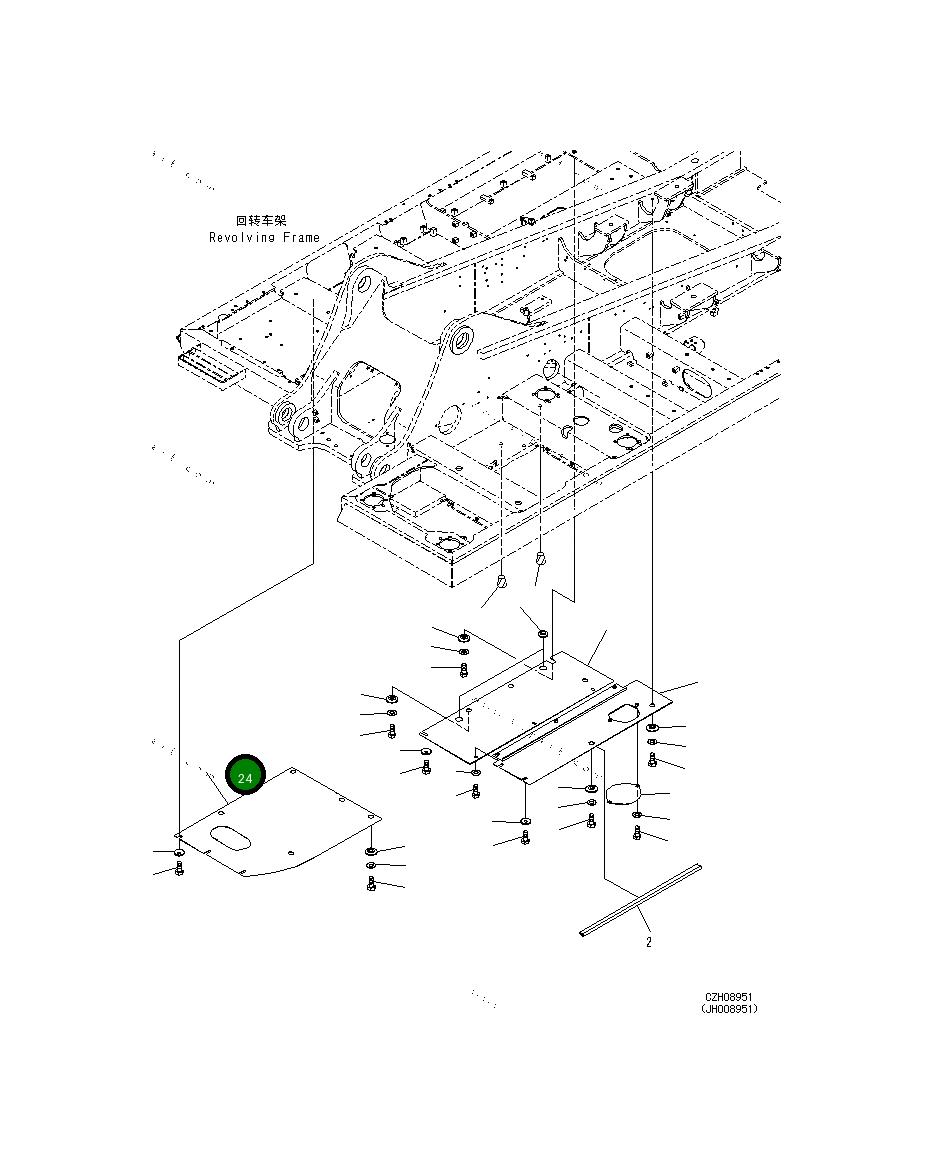 Крышка 207-54-D4810 Komatsu