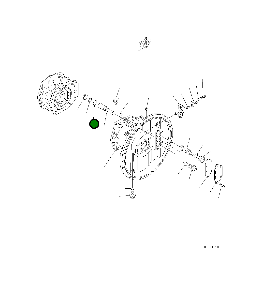 Кольцо уплотнительное (O-Ring) 07000-B3032 Komatsu