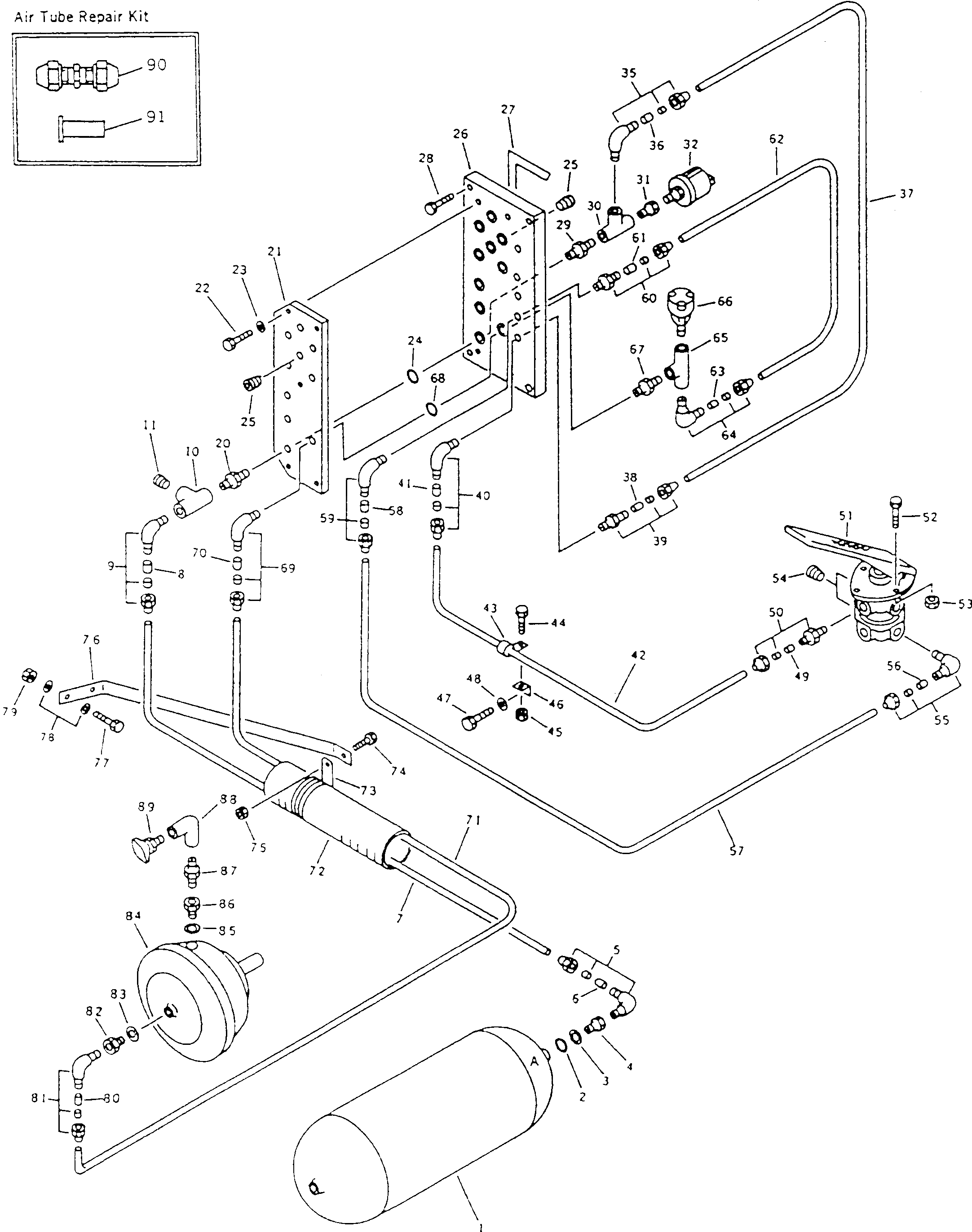Кольцо уплотнительное (O-Ring) BW253122  Komatsu