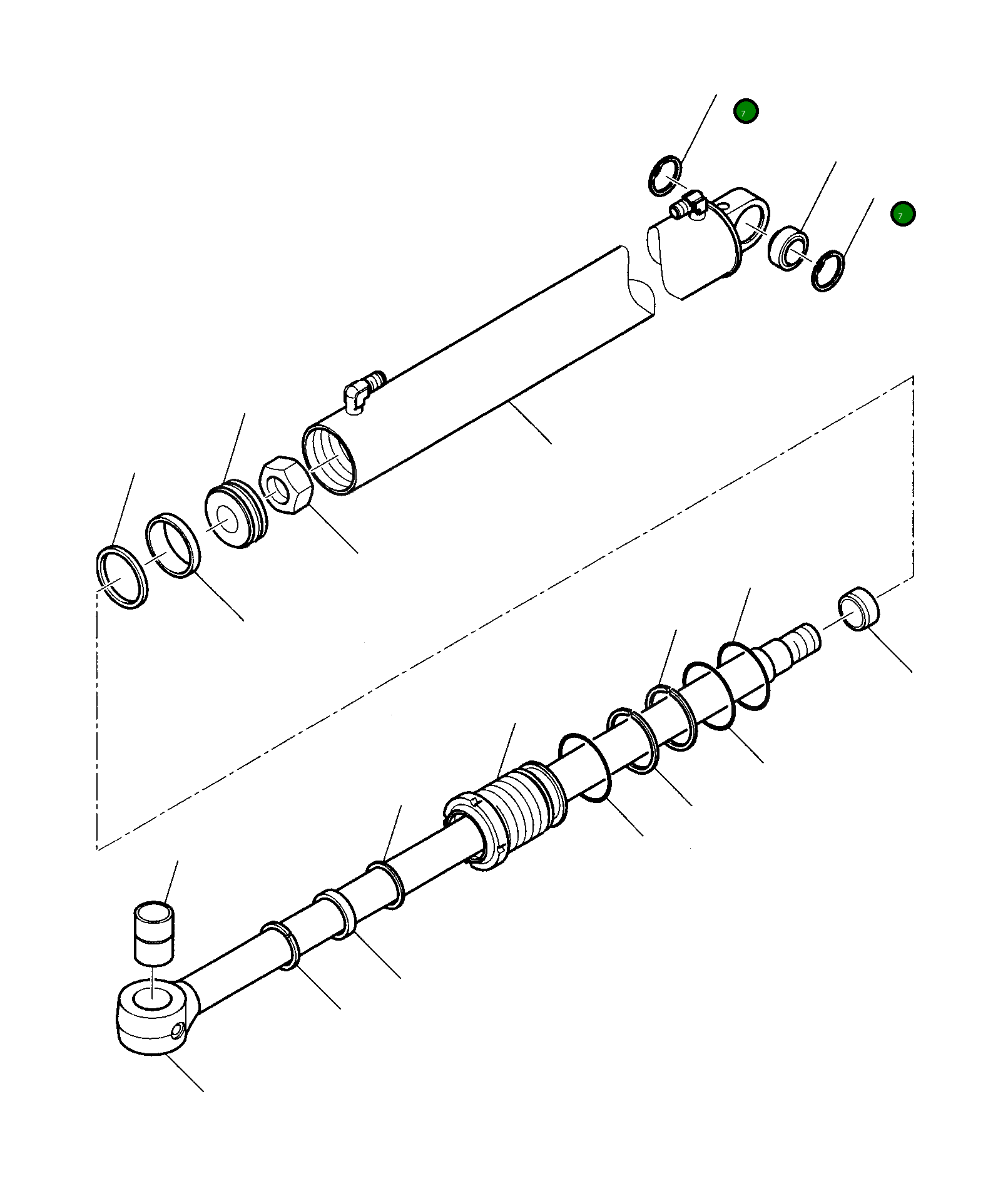 Кольцо 802250575 Komatsu