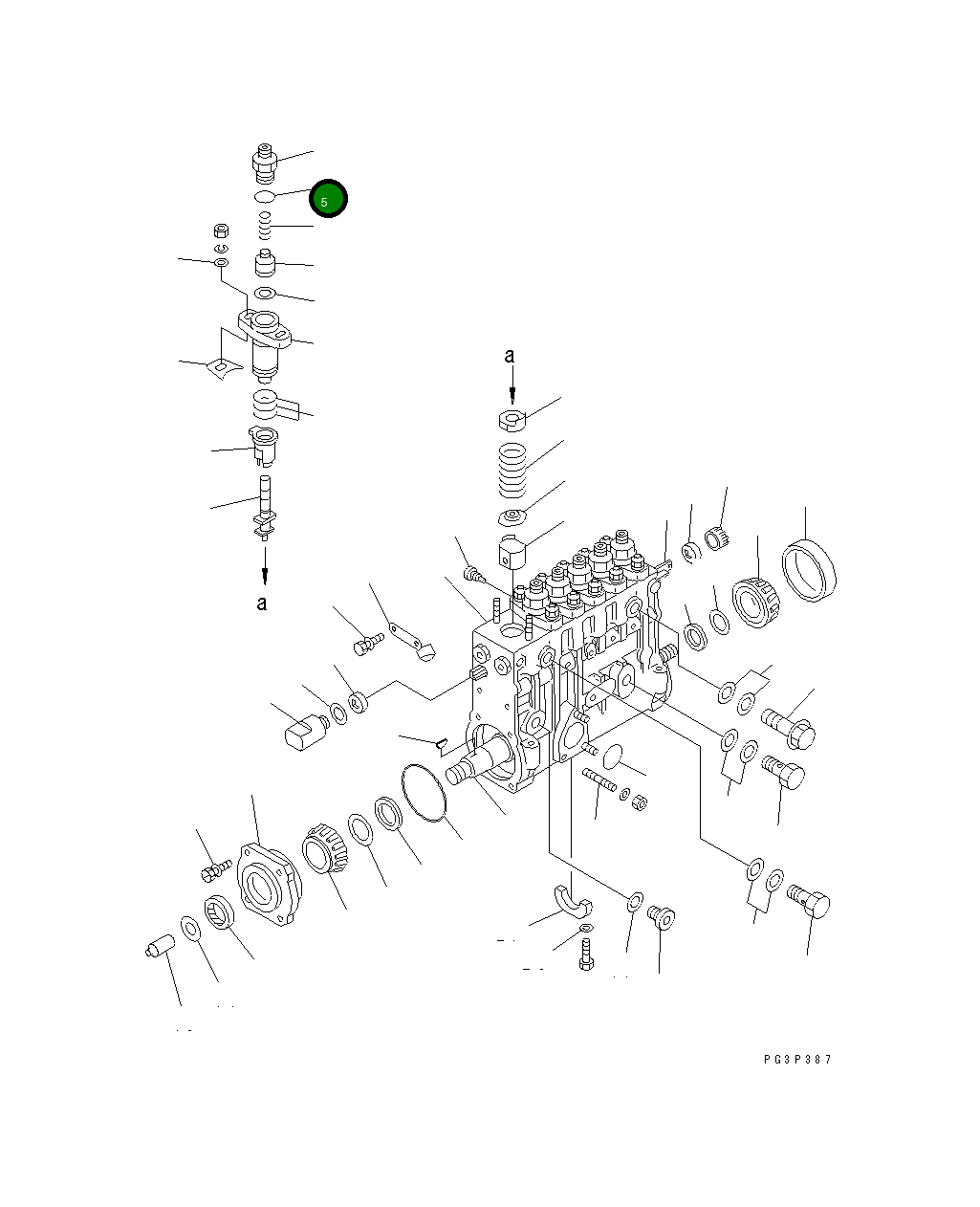 Кольцо уплотнительное (O-Ring) ND949140-2640  Komatsu