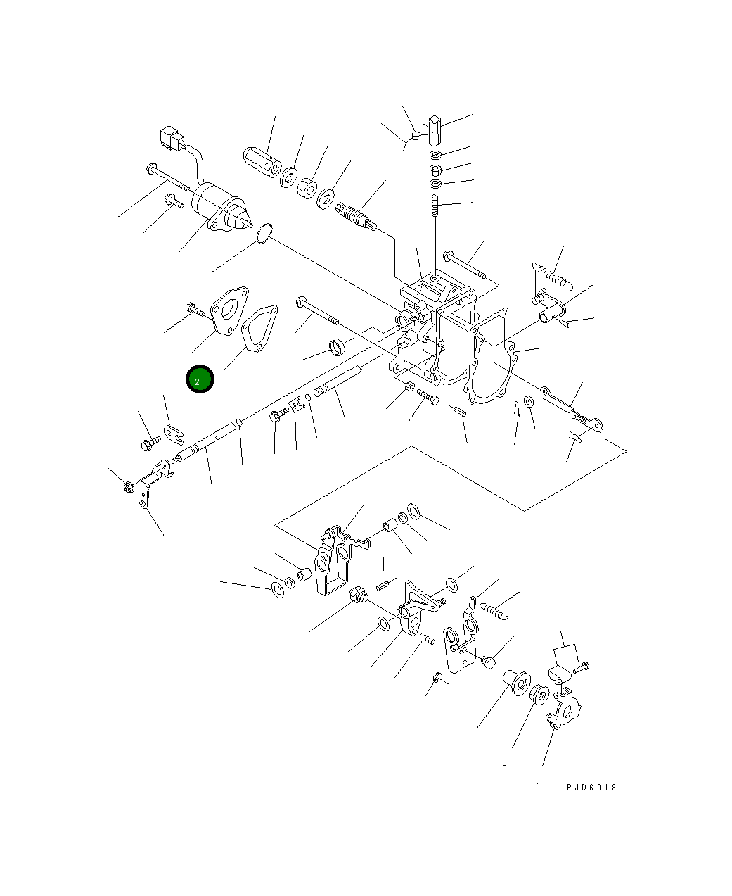 Крышка 451-844  Komatsu