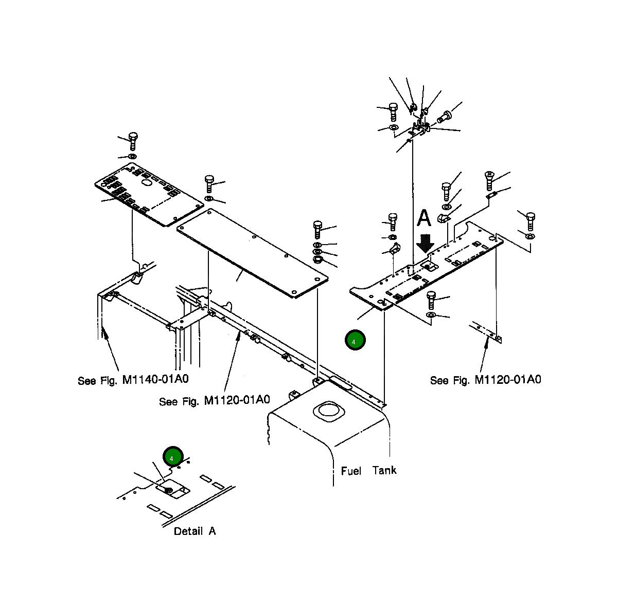 Крышка 207-54-68250 Komatsu