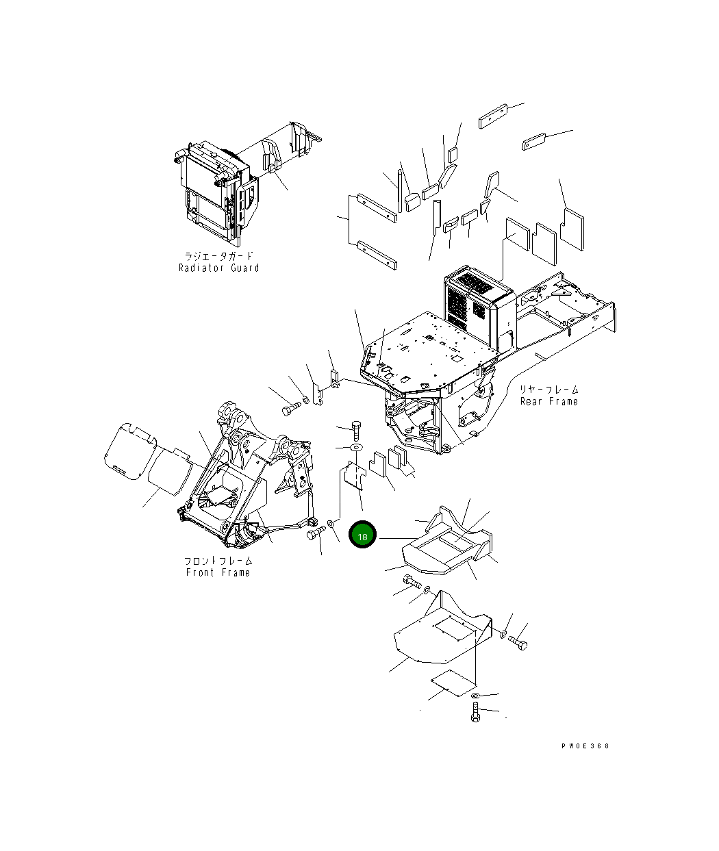 Крышка 421-46-34232 Komatsu