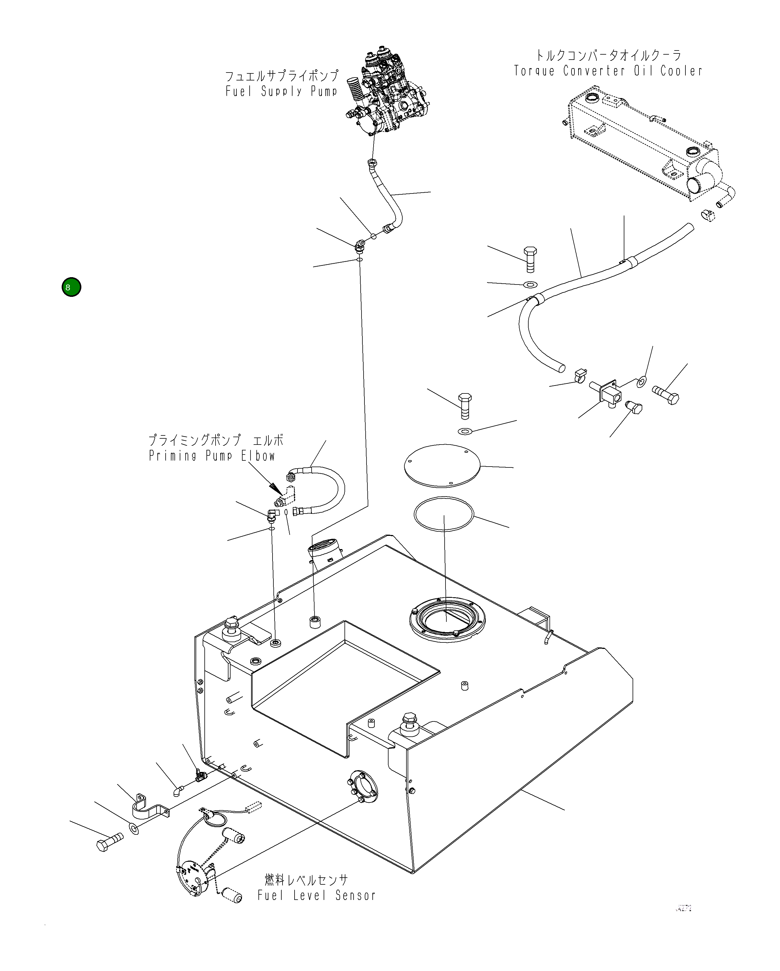 Крышка 421-04-51160 Komatsu
