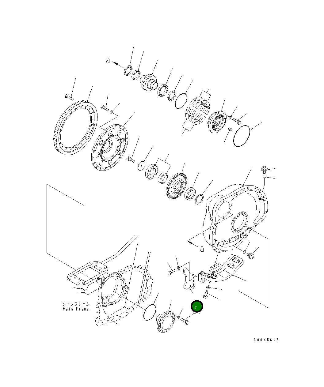 Крышка 195-30-68280 Komatsu
