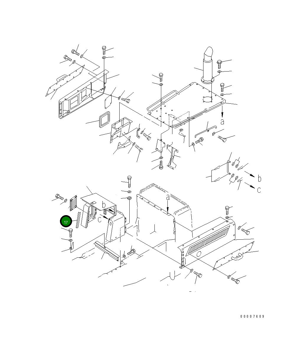 Крышка 426-54-15512 Komatsu