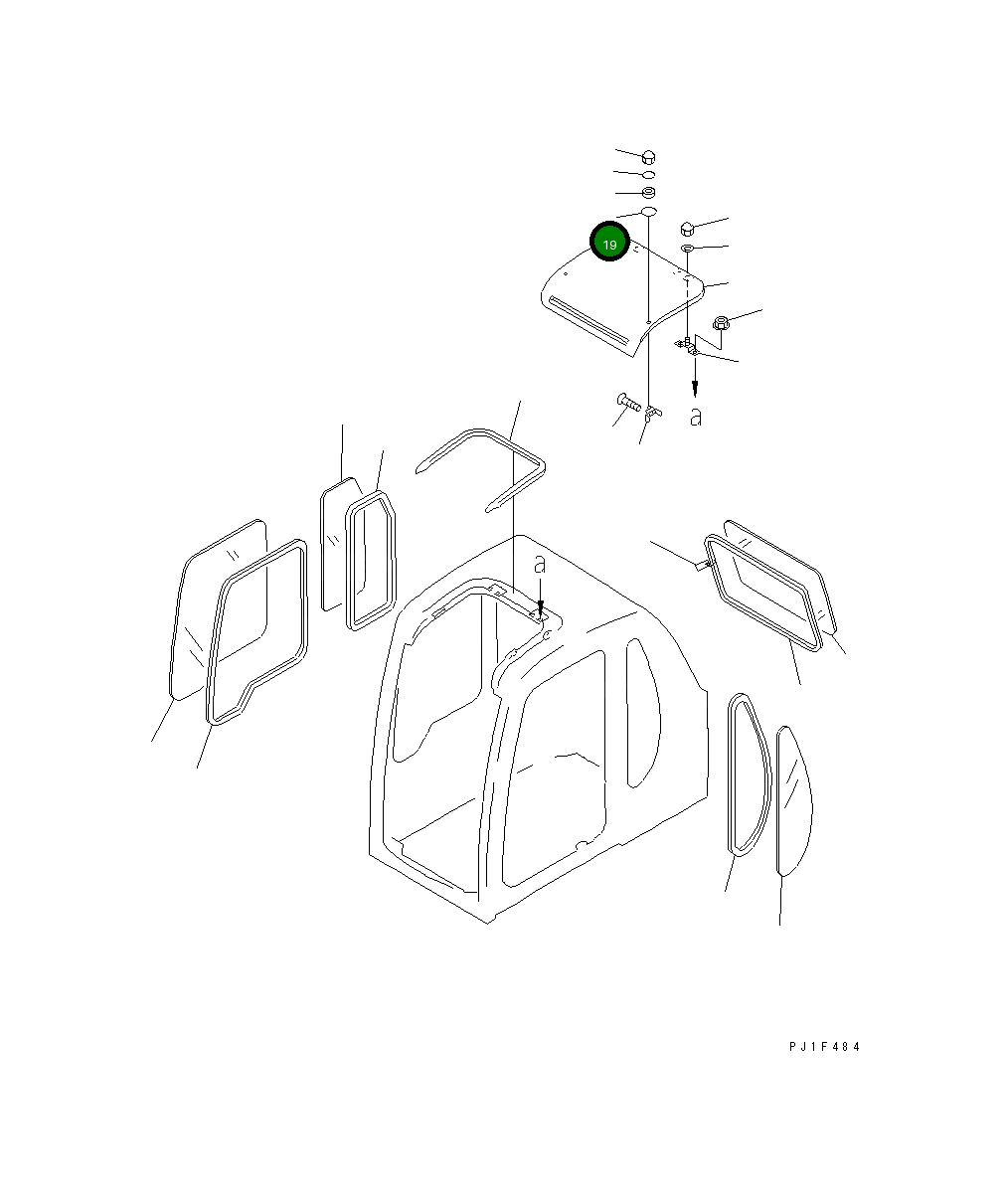 Кольцо уплотнительное (O-Ring) 07000-01018  Komatsu
