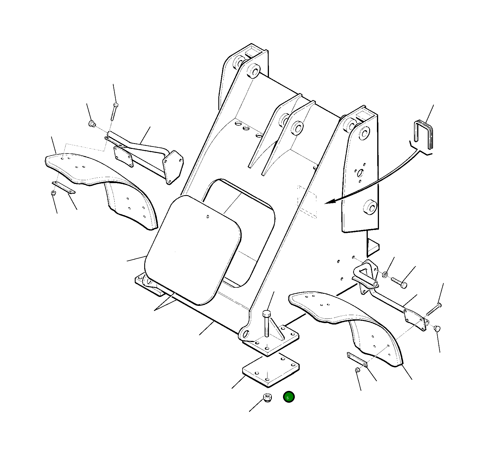 Болт 801014266 Komatsu