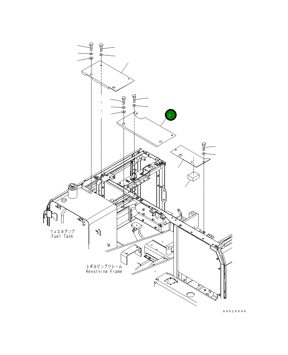 Крышка 203-54-73770 Komatsu