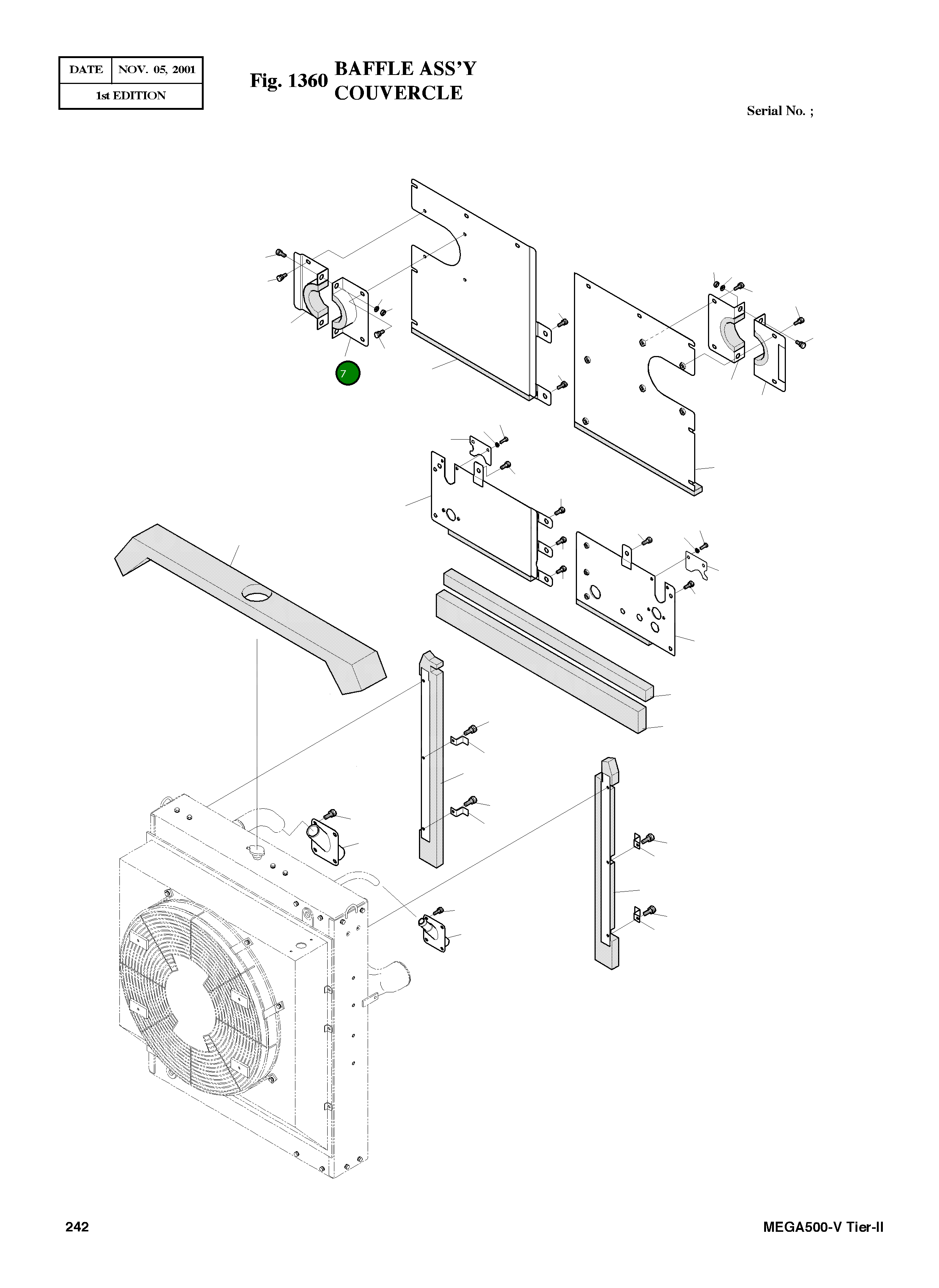 Крышка 621-00646A Komatsu