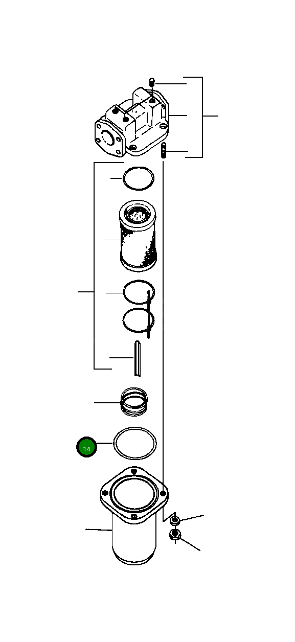 Кольцо уплотнительное (O-Ring) 3046 999 R1 Komatsu