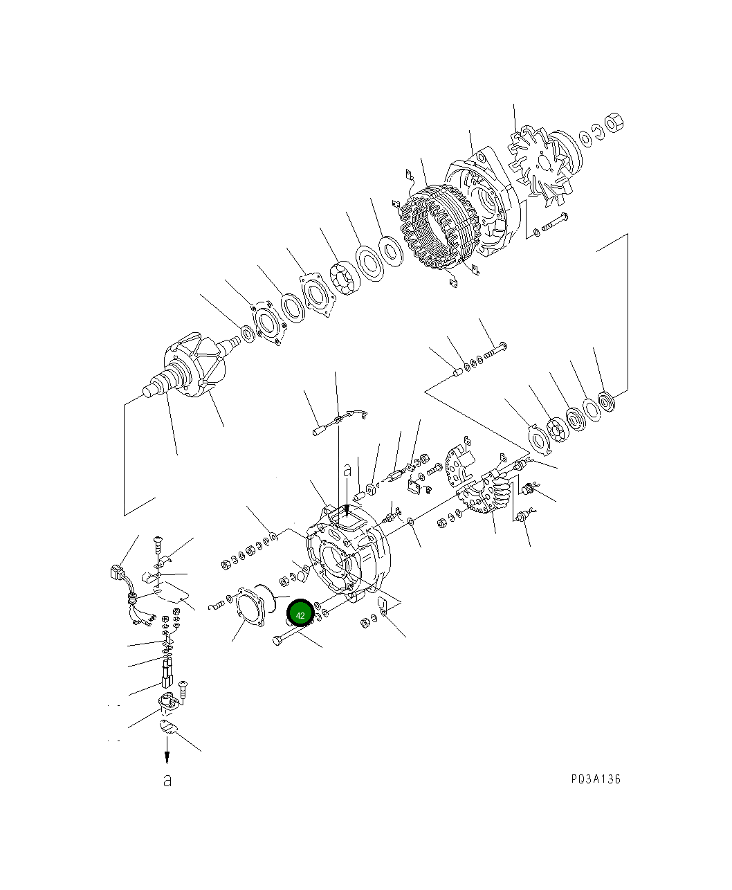 Кольцо уплотнительное (O-Ring) KD1-09211-0510 Komatsu