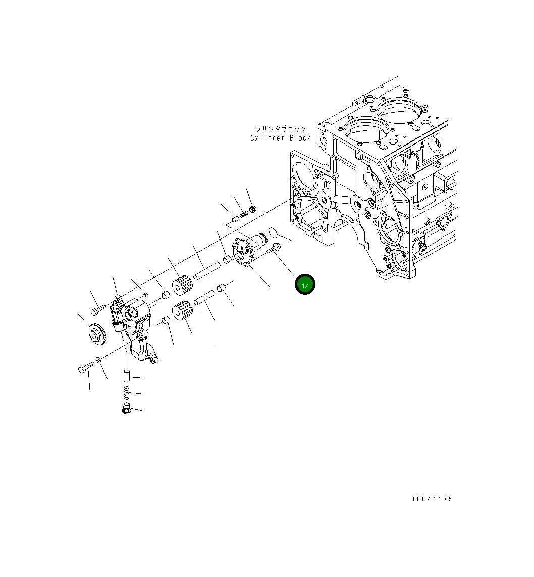 Болт 6261-51-2160 Komatsu