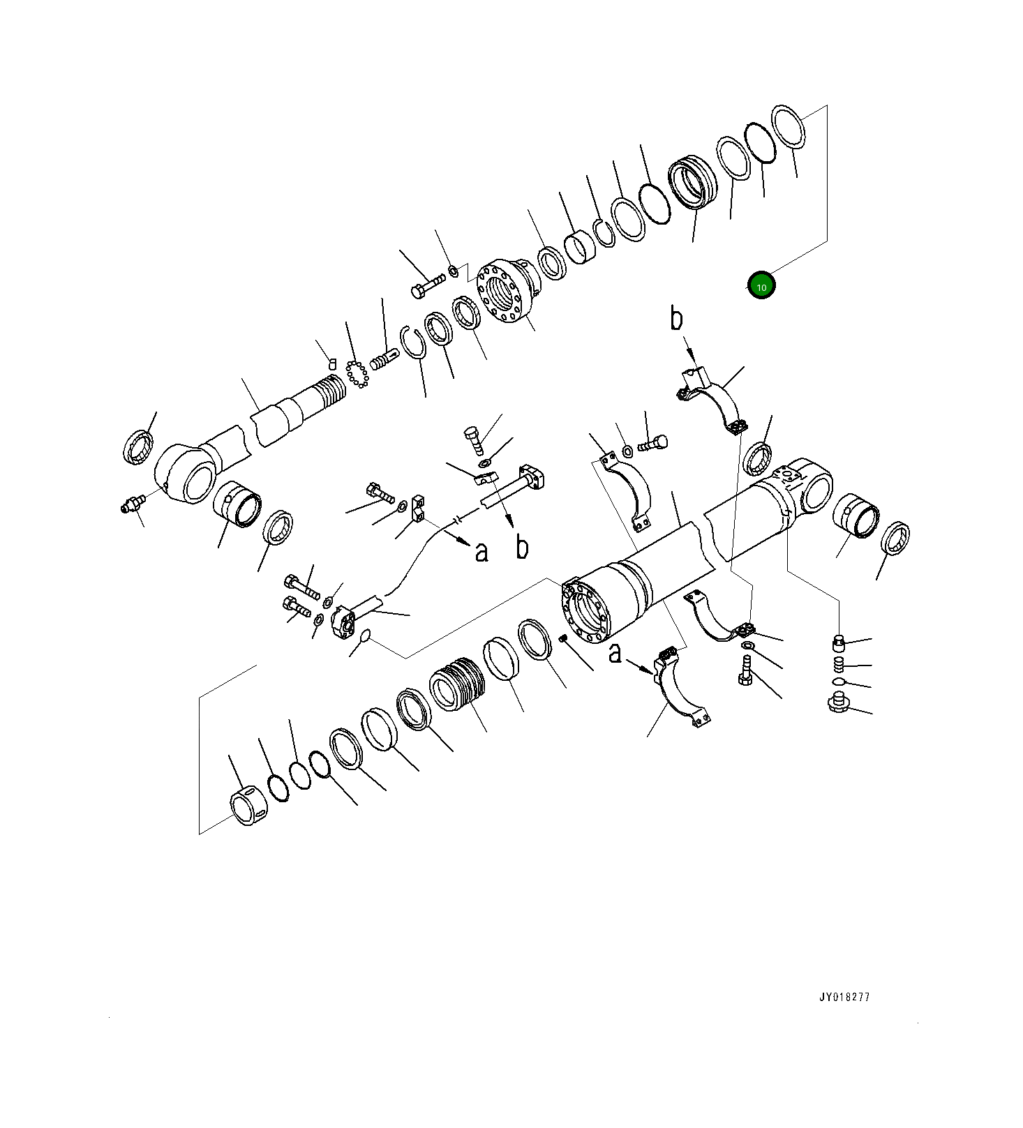 Кольцо уплотнительное (O-Ring) 07000B5125  Komatsu