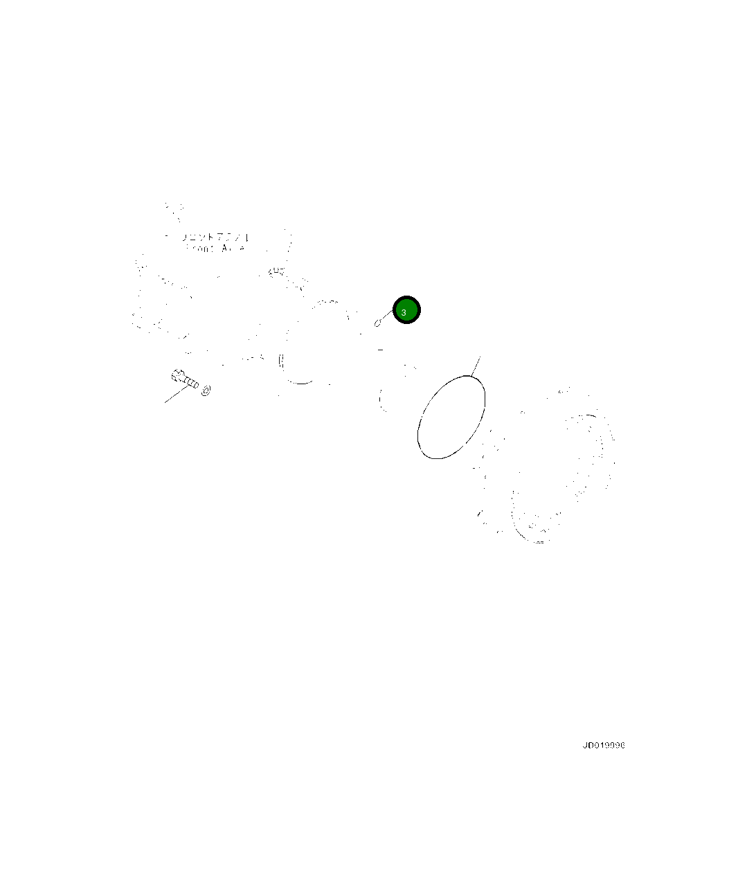 Кольцо уплотнительное (O-Ring) 07000-A3036 Komatsu