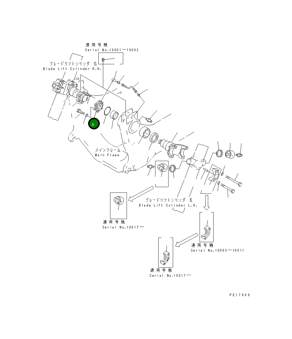 Крышка 19M-61-11170  Komatsu