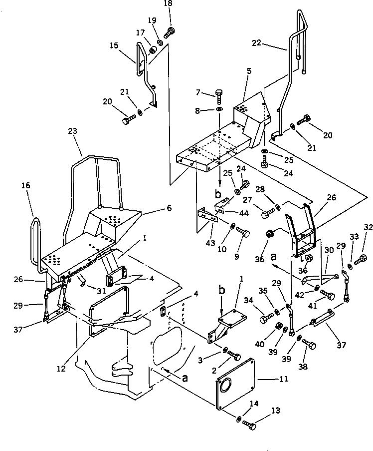 Болт 01010-01260  Komatsu