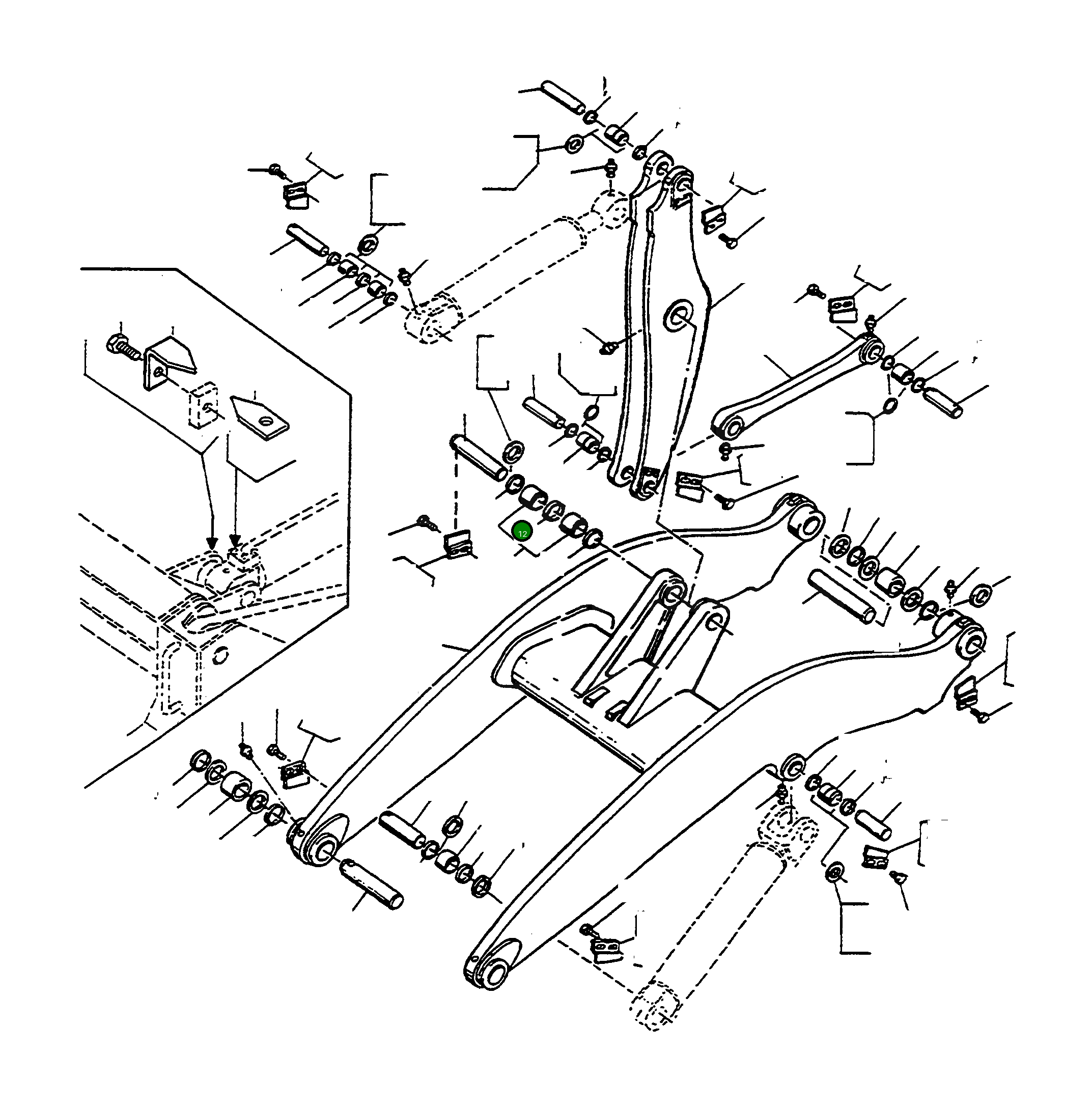 Кольцо 4215077M1 Komatsu
