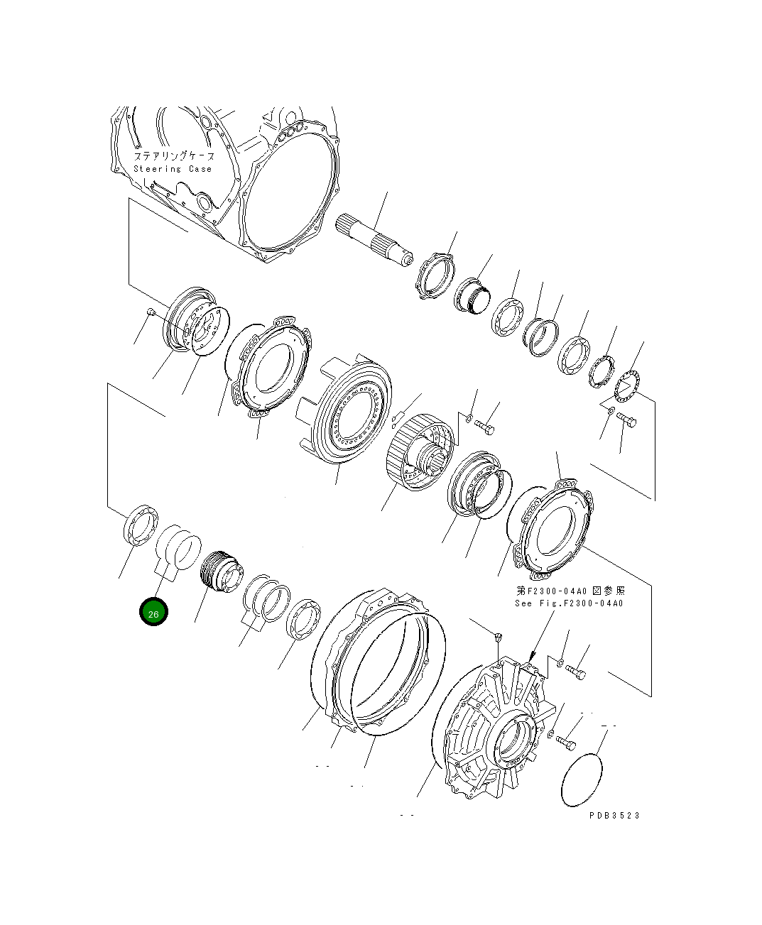 Кольцо уплотнительное (O-Ring) 07000-75140 Komatsu
