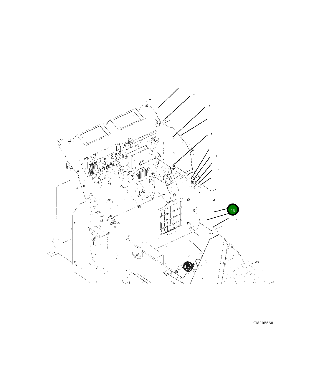 Крышка 207-53-32430  Komatsu