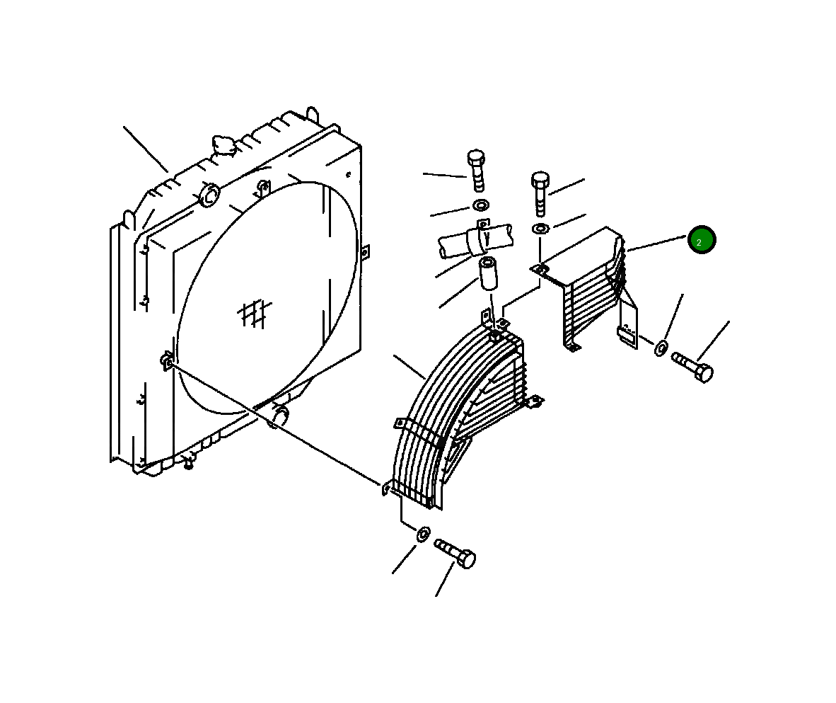 Крышка 207-03-A1420  Komatsu