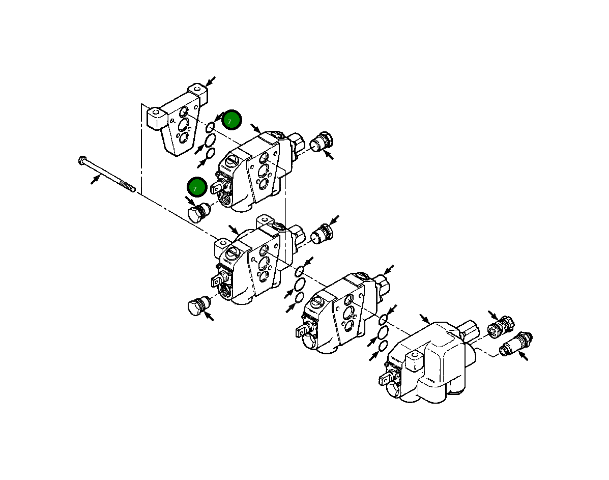 Кольцо уплотнительное (O-Ring) 384 376 C1 Komatsu