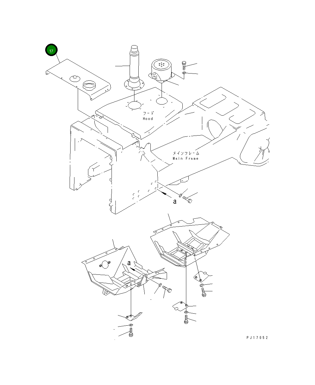 Крышка 154-54-46640 Komatsu