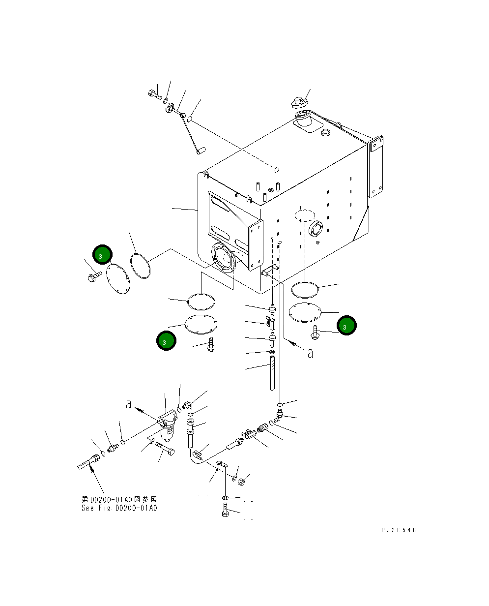 Крышка 569-04-81910 Komatsu