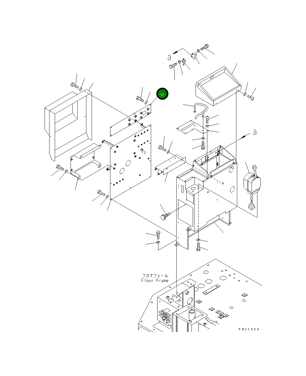 Крышка 234-54-53230 Komatsu