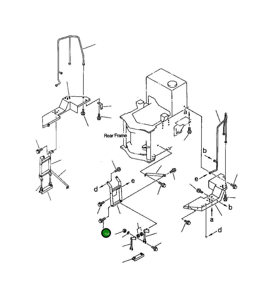 Болт 01345-01230 Komatsu