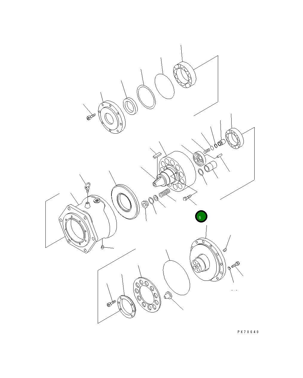 Болт 258-81-26450  Komatsu