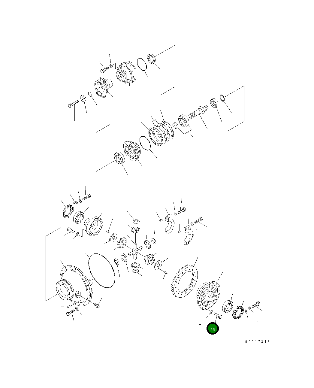 Болт 01010-81645 Komatsu