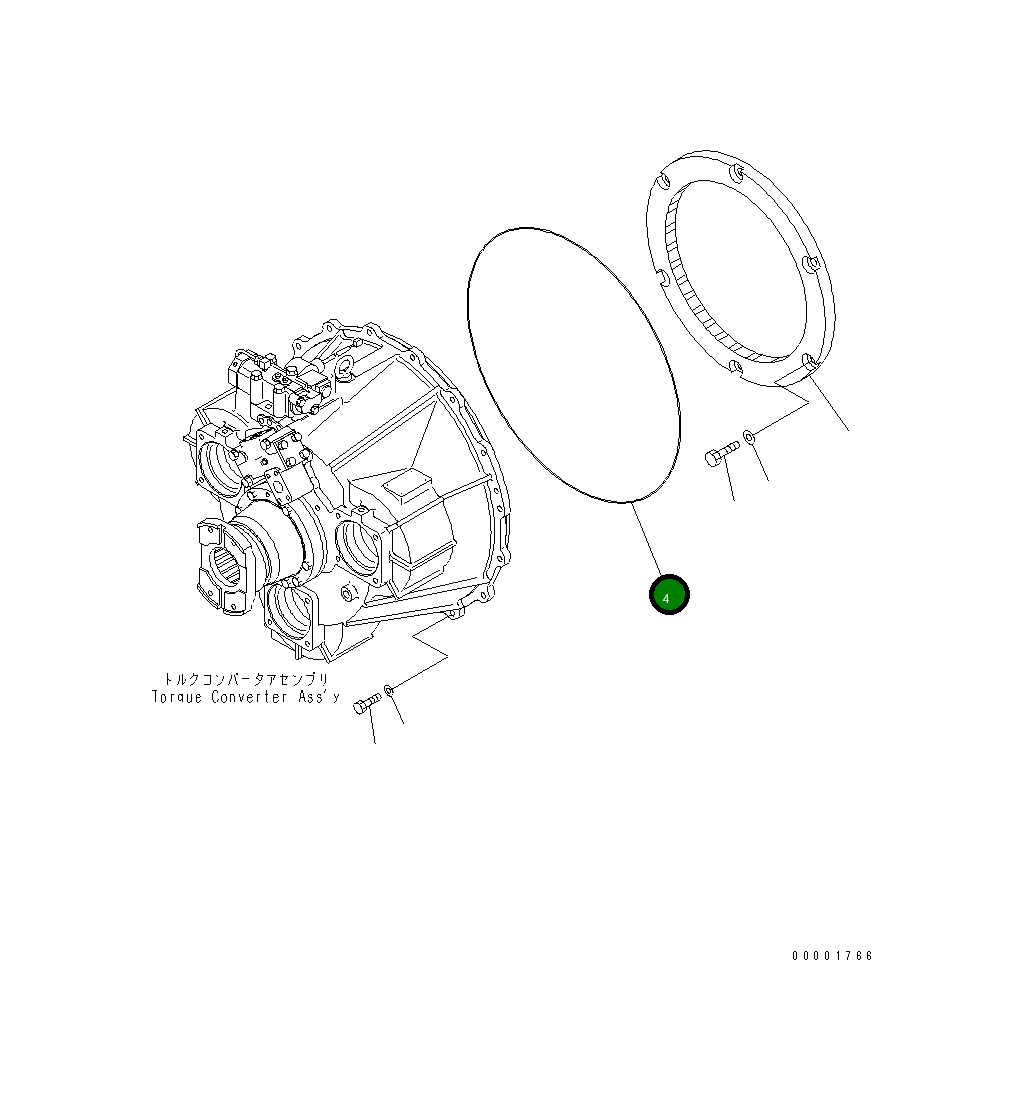 Кольцо уплотнительное (O-Ring) 426-13-19110 Komatsu