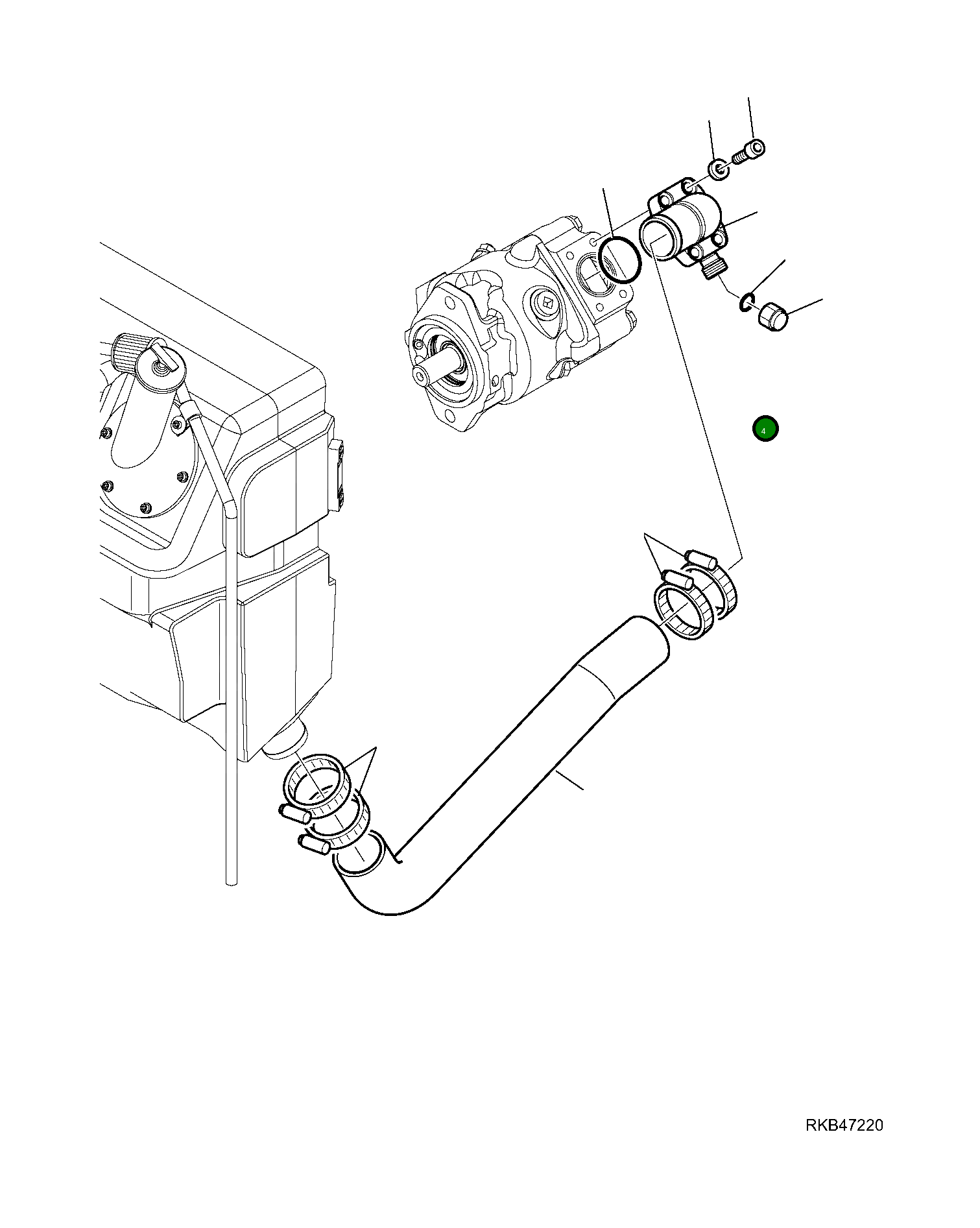 Кольцо уплотнительное (O-Ring) 37B-09-15834 Komatsu