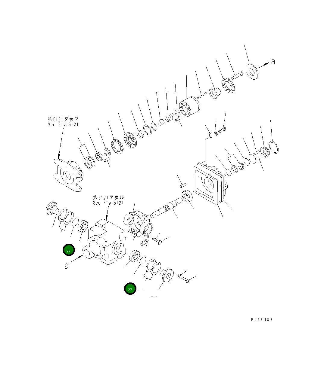 Кольцо уплотнительное (O-Ring) 273-61-13580 Komatsu