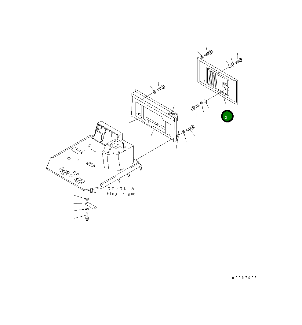 Крышка 426-54-12991 Komatsu