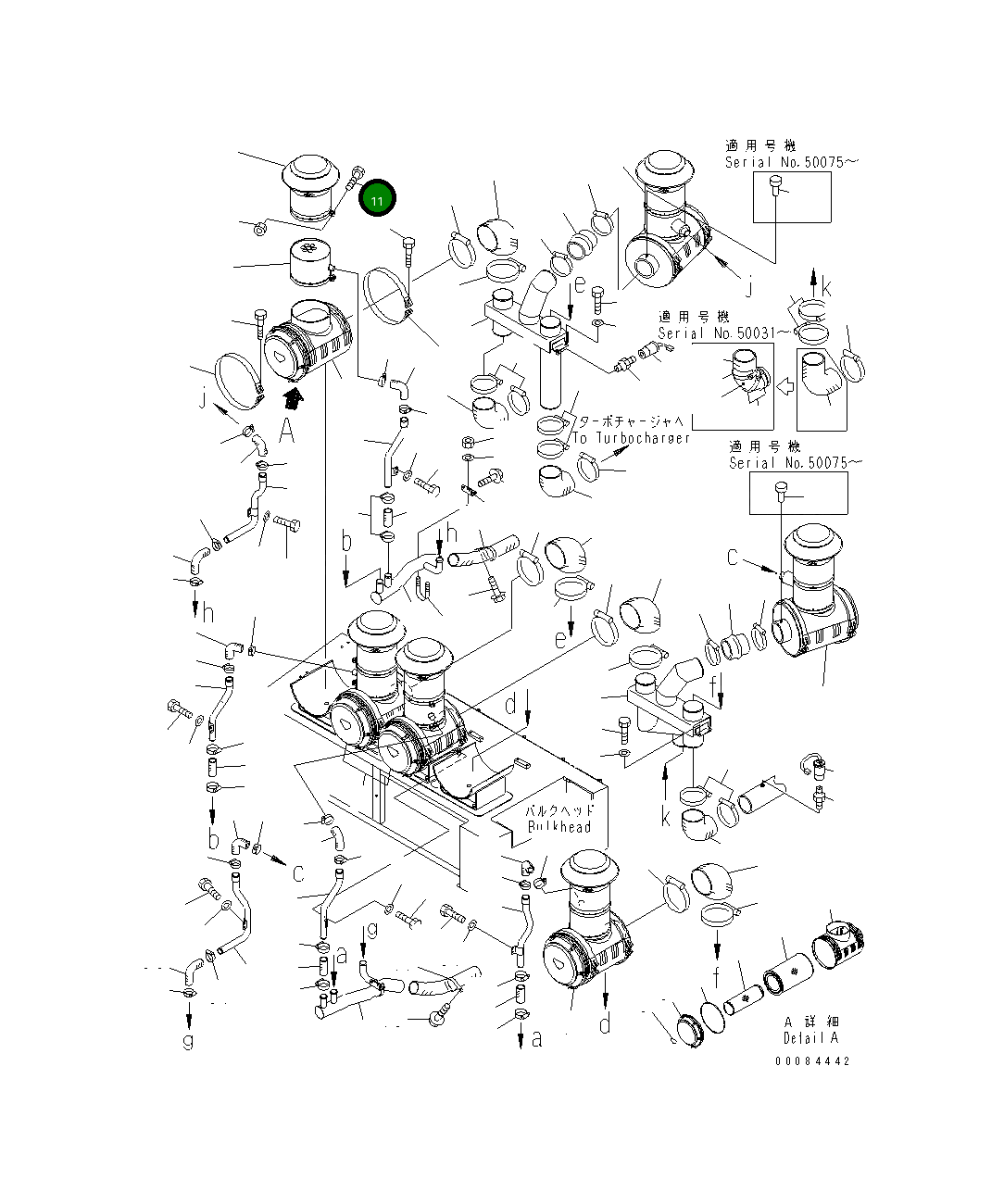Болт 01016-31045  Komatsu