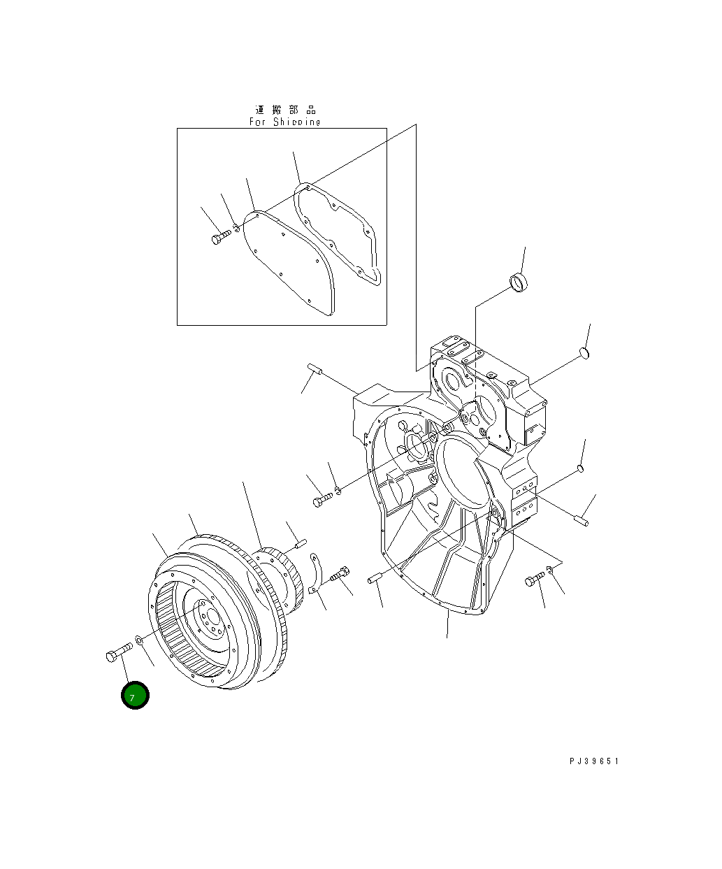 Болт 6680-31-1341  Komatsu