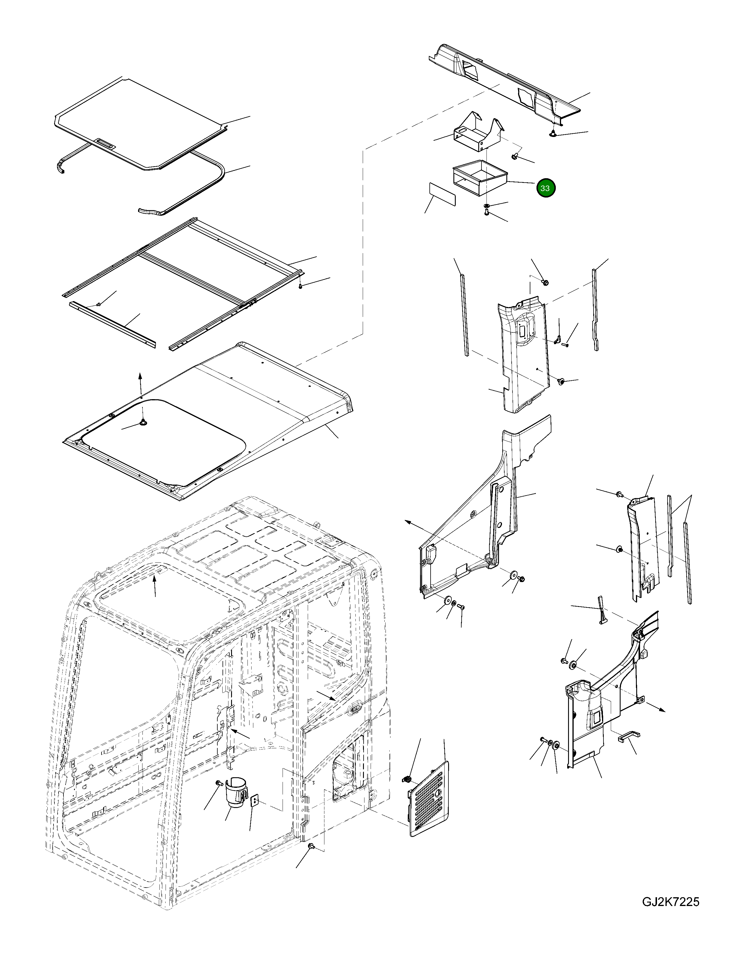 Крышка 20G-53-41190  Komatsu
