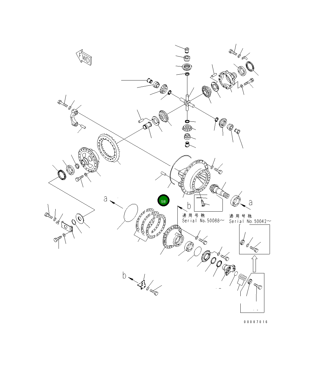 Кольцо уплотнительное (O-Ring) 562-22-11970 Komatsu