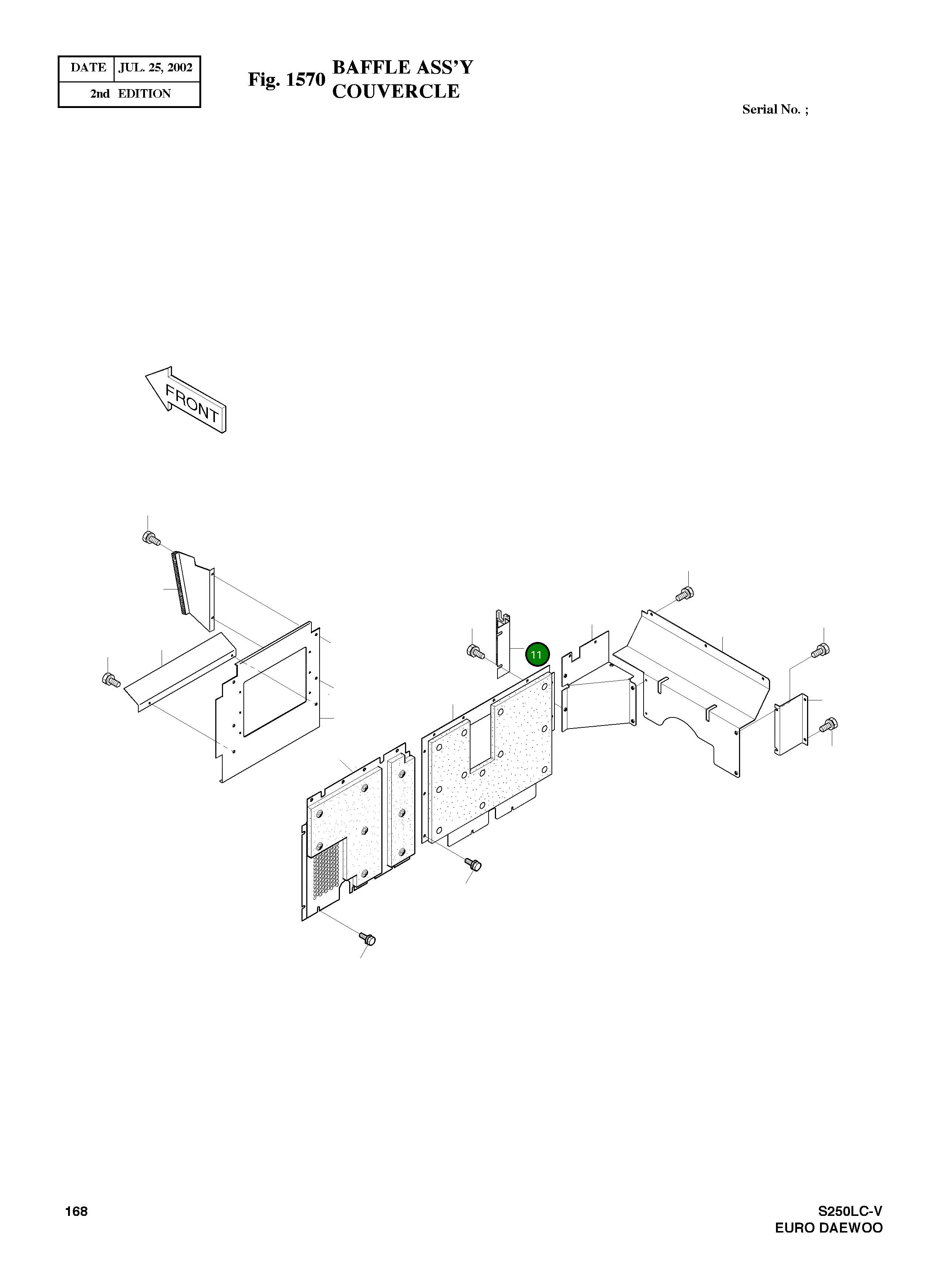 Крышка 621-00146A Komatsu