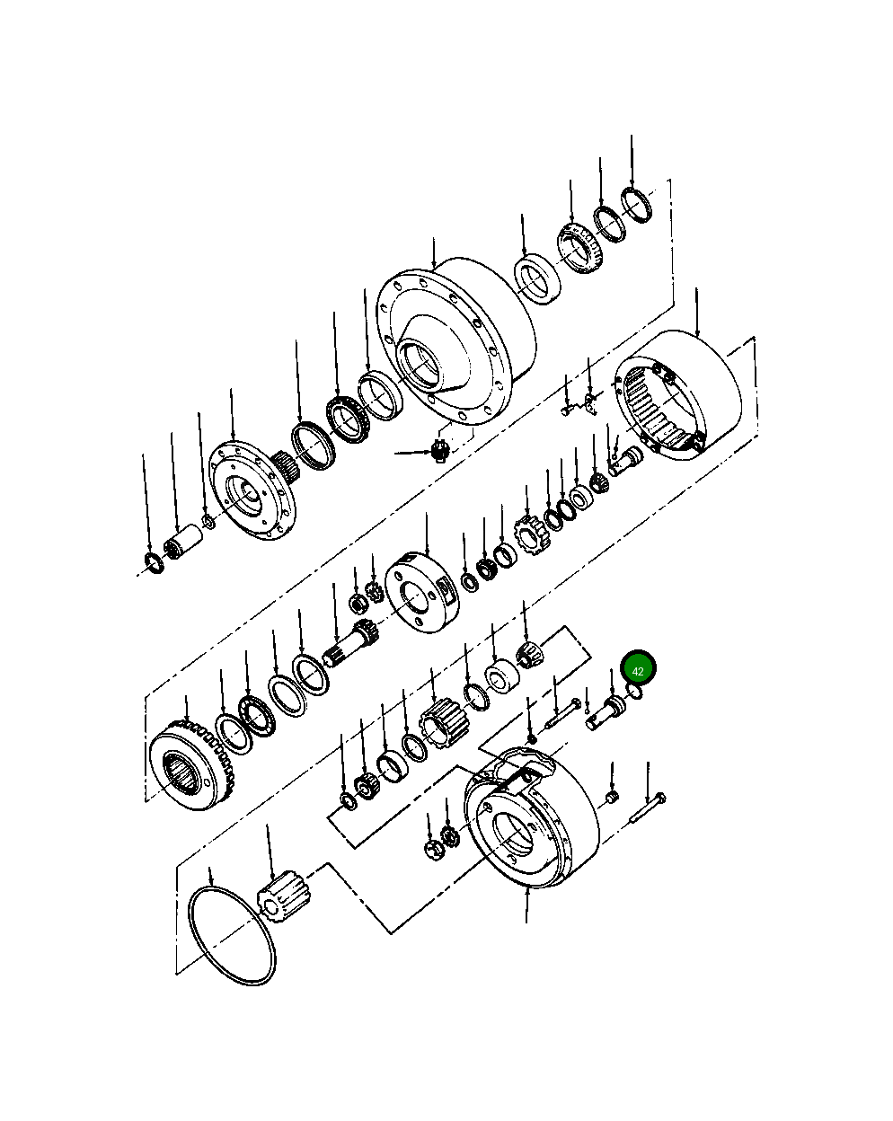 Кольцо уплотнительное (O-Ring) 134 829 Komatsu