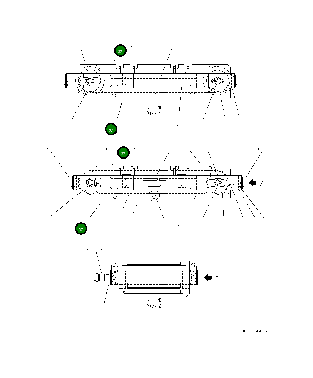 Болт MFT0000741  Komatsu