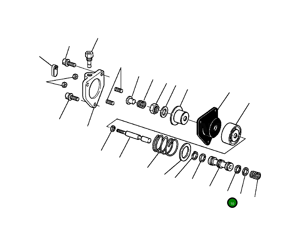 Кольцо уплотнительное (O-Ring) 1294 108 H1 Komatsu